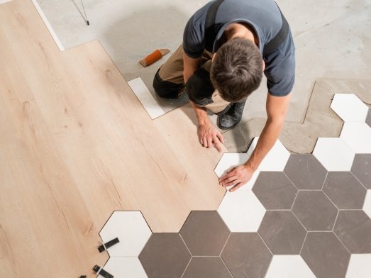 Flooring installation services in Davenport